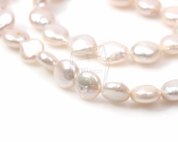 PEA-051-G/40PCS/淡水パール,fresh water pearl/Approx. 10mm x 10mm 3枚目の画像