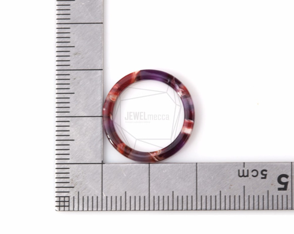 BSC-390-G【2個入り】セルロイドサークルチャーム,celluloid Circle pendant 5枚目の画像