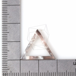 BSC-393-G【2個入り】セルロイドトライアングルチャーム,celluloid triangle pendant 5枚目の画像