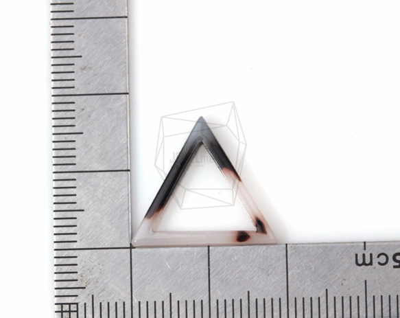 BSC-397-G [2片]賽璐珞三角形魅力，賽璐珞三角形挂件 第5張的照片