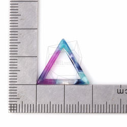 BSC-399-G [2片]賽璐珞三角形魅力，賽璐珞三角形挂件 第5張的照片