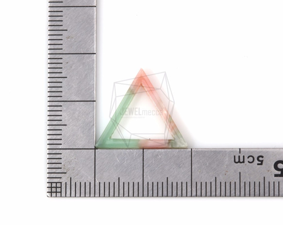 BSC-401-G [2片]賽璐珞三角形魅力，賽璐珞三角形挂件 第5張的照片