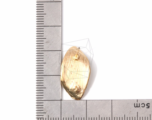 ERG-567-MG【2件】梳子紋理耳環，梳子紋理耳環 第5張的照片