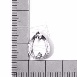 ERG-584-MR [2片]淚珠刷耳環，淚滴形狀刷 第5張的照片