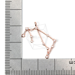 PDT-1304-P【1個入り】星座/水瓶座（ミズガメ座）,Constellation(Aquarius)Pendant 5枚目の画像