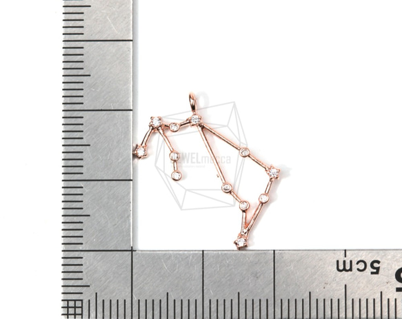 PDT-1304-P【1個入り】星座/水瓶座（ミズガメ座）,Constellation(Aquarius)Pendant 5枚目の画像