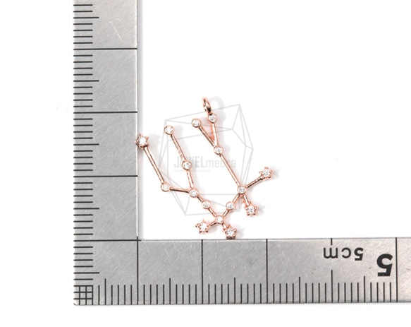PDT-1306-P [1個]星座（雙子座）吊墜 第5張的照片