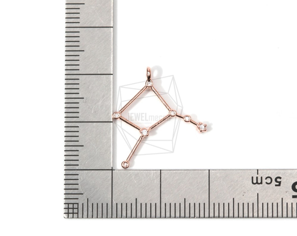 PDT-1308-P [1個]星座（天秤座）吊墜 第5張的照片