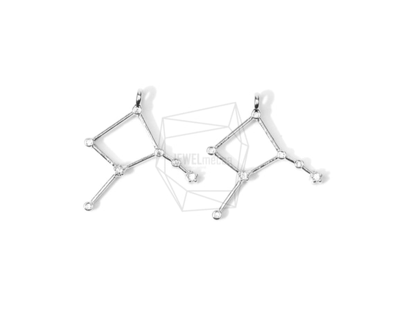 PDT-1308-R [1個]星座（天秤座）吊墜 第1張的照片