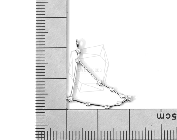 PDT-1315-R [1 Piece]星座（摩ri座）吊墜 第5張的照片