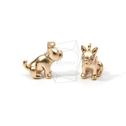 PDT-1319-MG【2個入り】フレンチブルドッグペンダント,French Bulldog Pendant 2枚目の画像