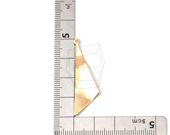 PDT-1357-MG [2片]三角挂件，三角錘紋理 第5張的照片