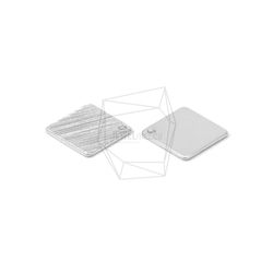 PDT-1360-MR【2個入り】ロンバスペンダント,Rhombus Brushed Texture Pendant 3枚目の画像