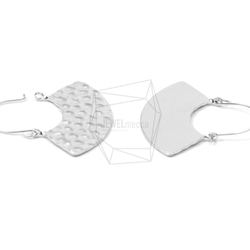 ERG-609-MR / 2PCS /箍風扇耳環/圈範耳環/ 45毫米×40毫米 第3張的照片