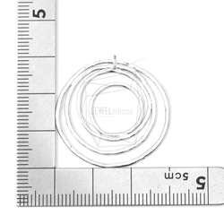 ERG-629-MR【2件】多環耳環，多環耳環 第5張的照片