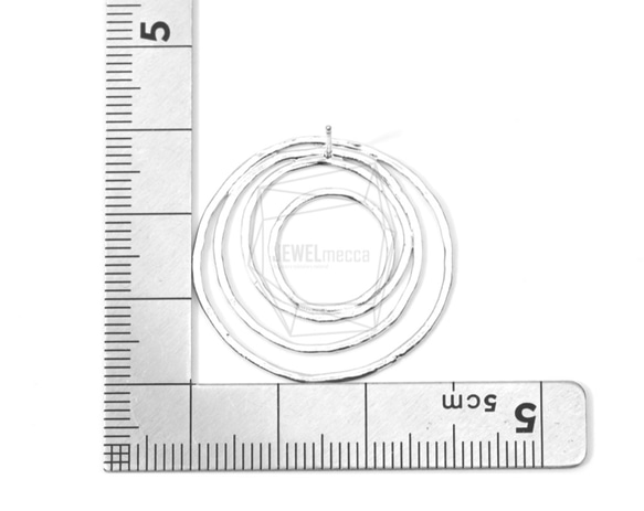 ERG-629-MR【2件】多環耳環，多環耳環 第5張的照片