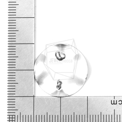 ERG-620-MR【2件】Wave圓形耳環，波浪形圓形耳環 第5張的照片