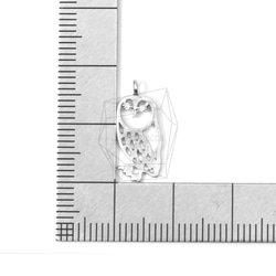 PDT-1324-MR【2件】貓頭鷹吊墜，貓頭鷹吊墜/ 10毫米X 20毫米 第5張的照片