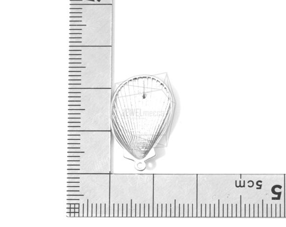 ERG-640-MR【2個入り】シーシェルピアス,Sea Shell Post Earring/15mm X 25mm 5枚目の画像