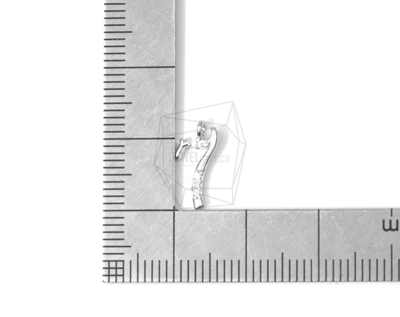 PDT-1384-MR [2 件] 數字吊墜，數字吊墜 (7) / 5mm X 15mm 第5張的照片