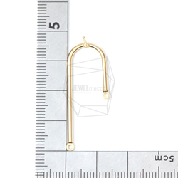 ERG-646-MG [4 件] U 形耳環、U 形耳釘 第5張的照片