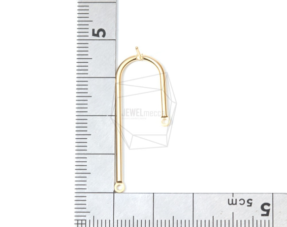 ERG-646-MG [4 件] U 形耳環、U 形耳釘 第5張的照片