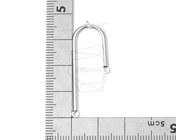 ERG-646-MR【4個入り】Uシェイプピアス,U Shape Post Earring 5枚目の画像