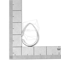 ERG-650-MR【2個入り】ティアドロップフックピアス,Teardrop Wire Earring 5枚目の画像