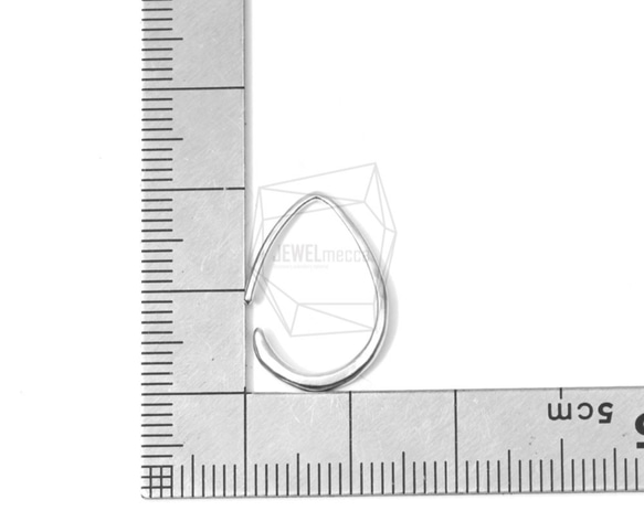 ERG-650-MR【2個入り】ティアドロップフックピアス,Teardrop Wire Earring 5枚目の画像