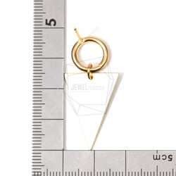ERG-654-MG [2 件] 三角耳環、三角耳釘 第5張的照片
