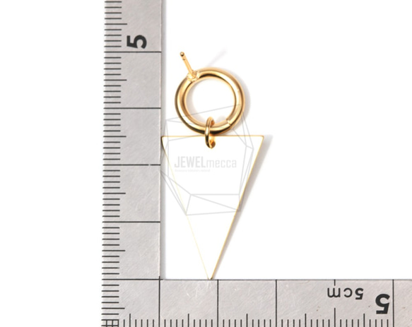 ERG-654-MG [2 件] 三角耳環、三角耳釘 第5張的照片