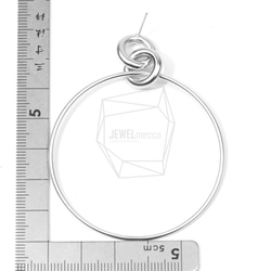 ERG-660-MR【2件】鏈環耳環，鏈環耳環 第5張的照片