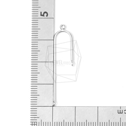 PDT-1428-MR【4件】U型吊墜，U型吊墜/ 10毫米X 35毫米 第5張的照片