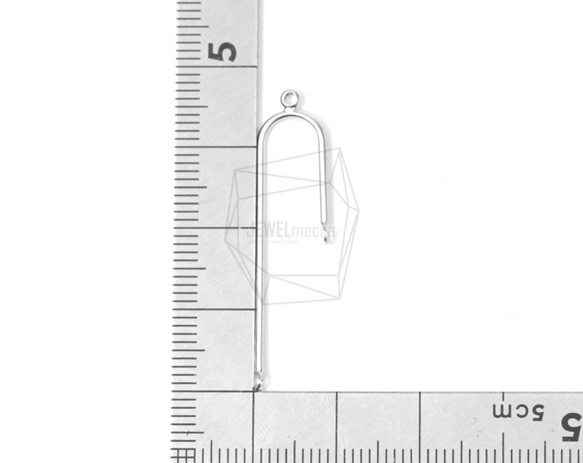 PDT-1428-MR【4件】U型吊墜，U型吊墜/ 10毫米X 35毫米 第5張的照片