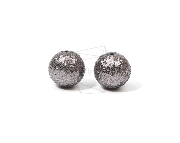 BSC-475-G【4個入り】スパンコールボールビーズ, Sequins Ball Beads /14mm 1枚目の画像