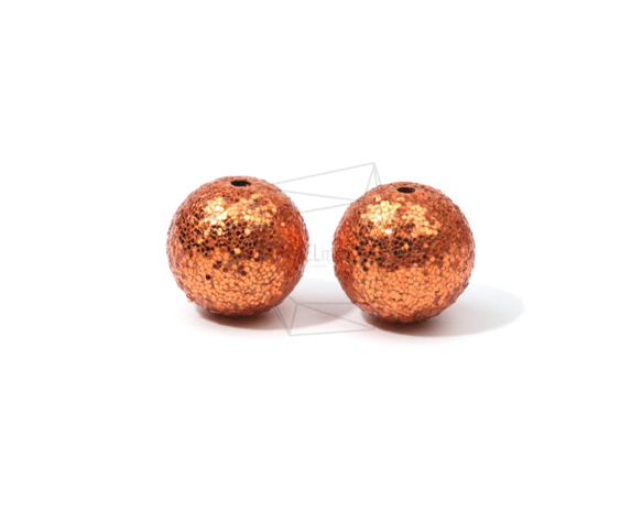 BSC-477-G【4個入り】スパンコールボールビーズ, Sequins Ball Beads /14mm 2枚目の画像