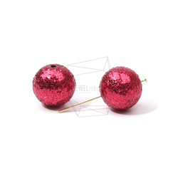 BSC-479-G【4個入り】スパンコールボールビーズ, Sequins Ball Beads /14mm 3枚目の画像