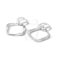 PDT-1439-MR【4件】雙環吊墜,雙環吊墜 第3張的照片