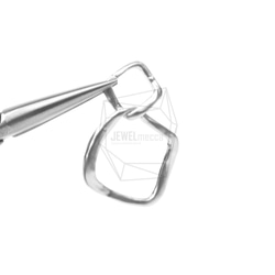 PDT-1439-MR【4件】雙環吊墜,雙環吊墜 第4張的照片