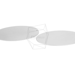 PDT-1394-MR【2個入り】ラージオーバルペンダント,Large Oval Brushed Texture 3枚目の画像