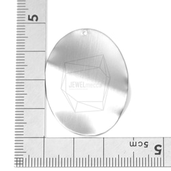 PDT-1395-MR【2件】橢圓形刷子吊墜，橢圓形刷子紋理吊墜 第5張的照片