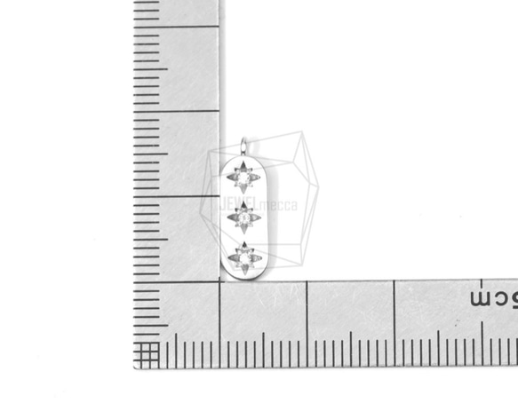 PDT-1404-MR【2件】金條吊墜/ 5毫米×15毫米 第5張的照片