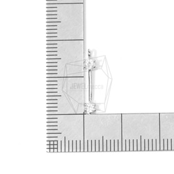 PDT-1407-R【2件】酒吧吊墜，酒吧耳環吊墜/ 5毫米X 15毫米 第5張的照片