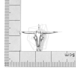 PDT-1410-MR【2個入り】ブルヘッドペンダント,bull head pendant/25mm X 15mm 5枚目の画像