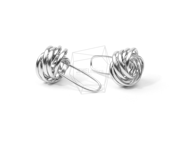 ERG-679-MR【2個入り】スパイラルシェイプチャーム,Spiral Shape Earring Charm 3枚目の画像