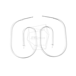 ERG-676-MR【2件】曲面掛鉤耳環，弧形掛鉤掛耳飾 第1張的照片