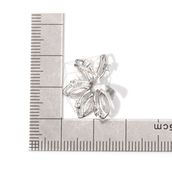 ERG-681-MR【2件】分層花瓣耳環，雙層花瓣耳環 第5張的照片