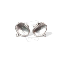 ERG-689-MR【2個入り】タイニーオーバルピアス,Tiny Oval Post Earring 1枚目の画像