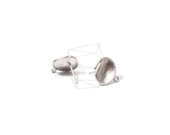 ERG-689-MR【2個入り】タイニーオーバルピアス,Tiny Oval Post Earring 3枚目の画像