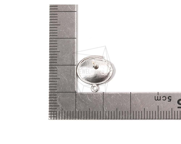 ERG-689-MR【2個入り】タイニーオーバルピアス,Tiny Oval Post Earring 5枚目の画像